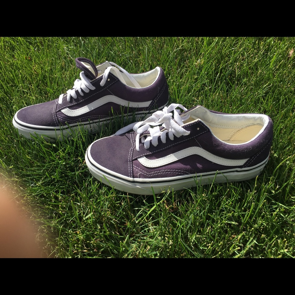 Purple vans Womens size 9 (Mens size 7.5)